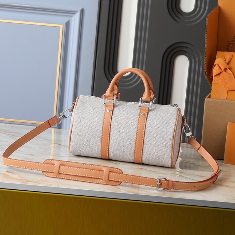 L0vis Vvtt0n Keepall Bandoulière 25 Light Gray 25Cm M27161