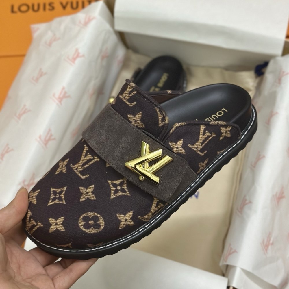 L0vis Vvtt0n Lv Cosy Flat Comfort Clog Brown 1Add7O