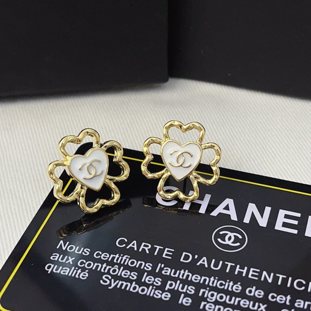 Ch**el Stud Earrings In Gold Metal Abf311 B19851 Nafgv