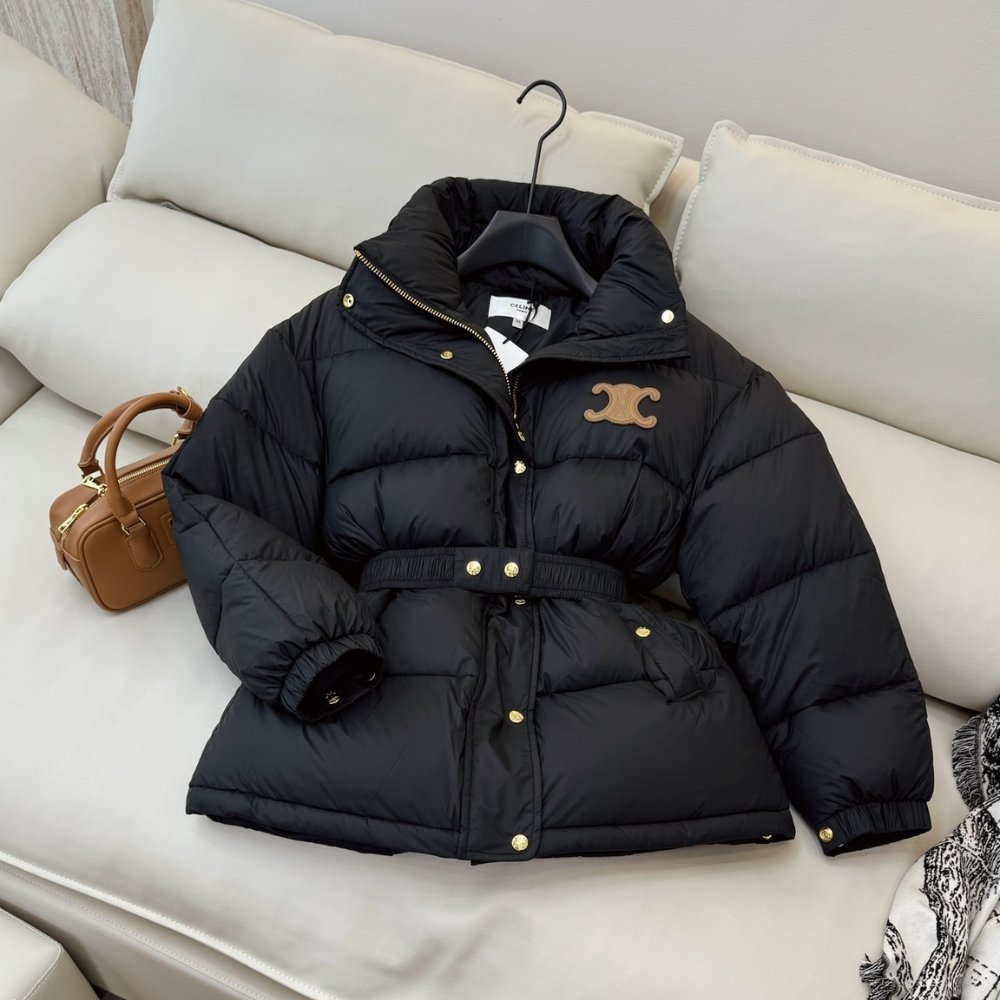 Ce1i*e Down Jacket Polyester Black