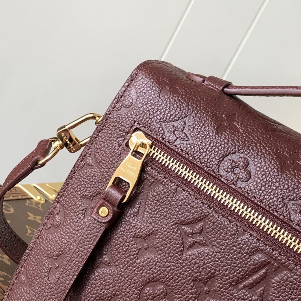 [S*per Vip 1:1] L0vis Vvtt0n Pochette Metis MM Grenat 25Cm M25939