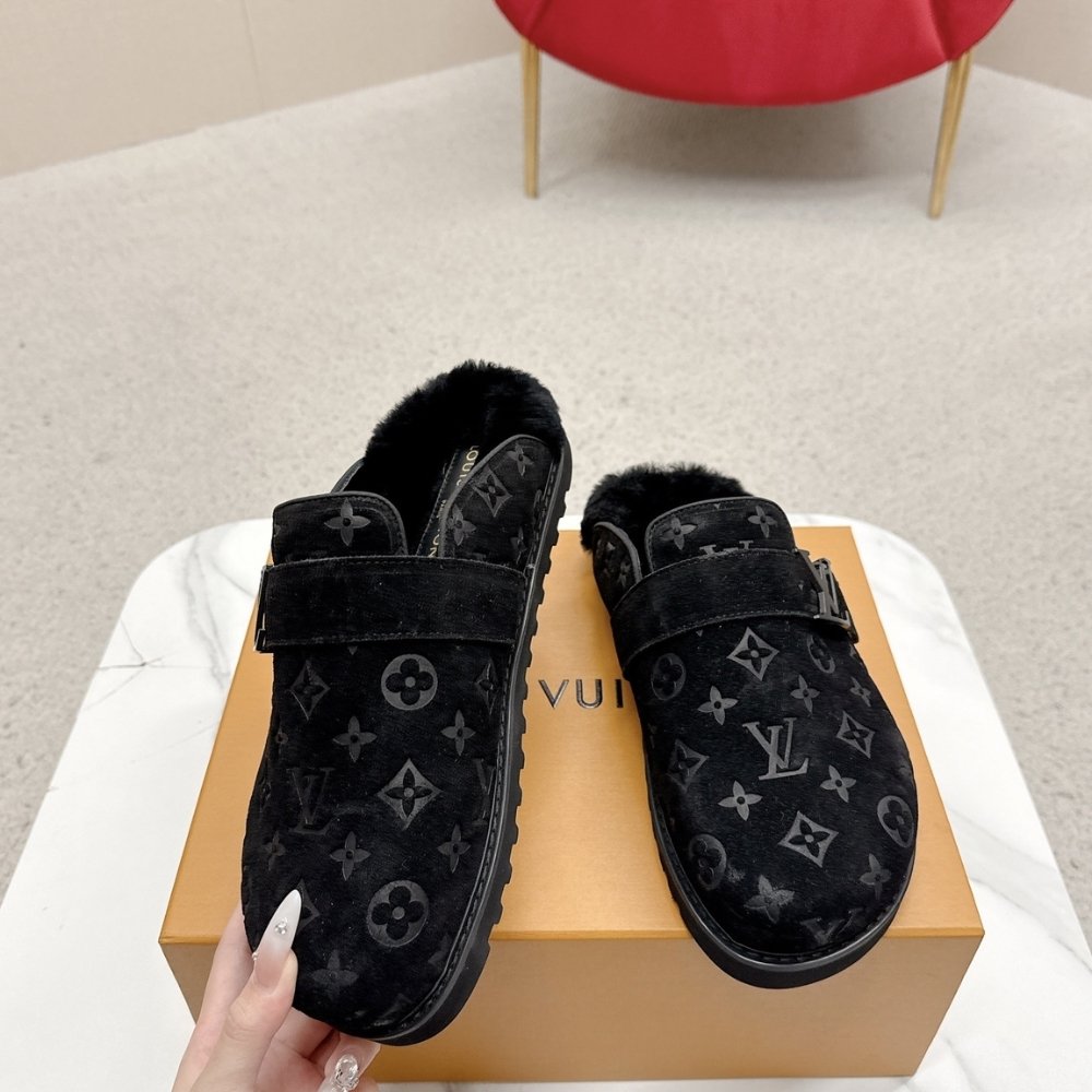 L0vis Vvtt0n Lv Cosy Comfort Clog Black 1Aittt
