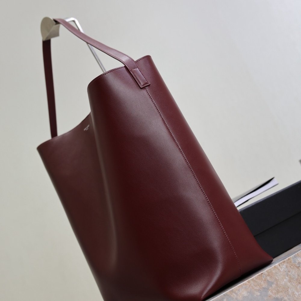 [S*per Vip 1:1] Sa1nt Lau*nt Bold Hobo Bag In Smooth Leather Burgundy 42Cm 845383Aafhj6195