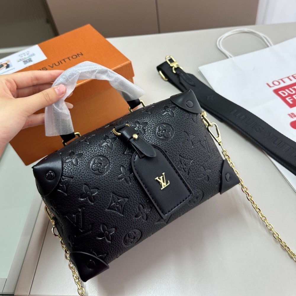 L0vis Vvtt0n Petite Malle Souple Monogram Bag Black 20Cm M45393