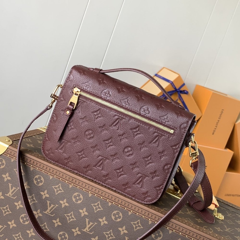 [S*per Vip 1:1] L0vis Vvtt0n Pochette Metis MM Grenat 25Cm M25939