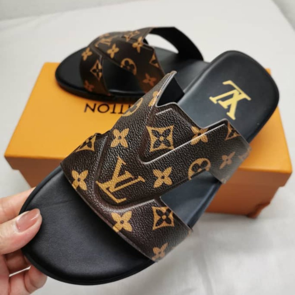L0vis Vvtt0n Oasis Mule Monogram Ebene Brown 1Acrpr