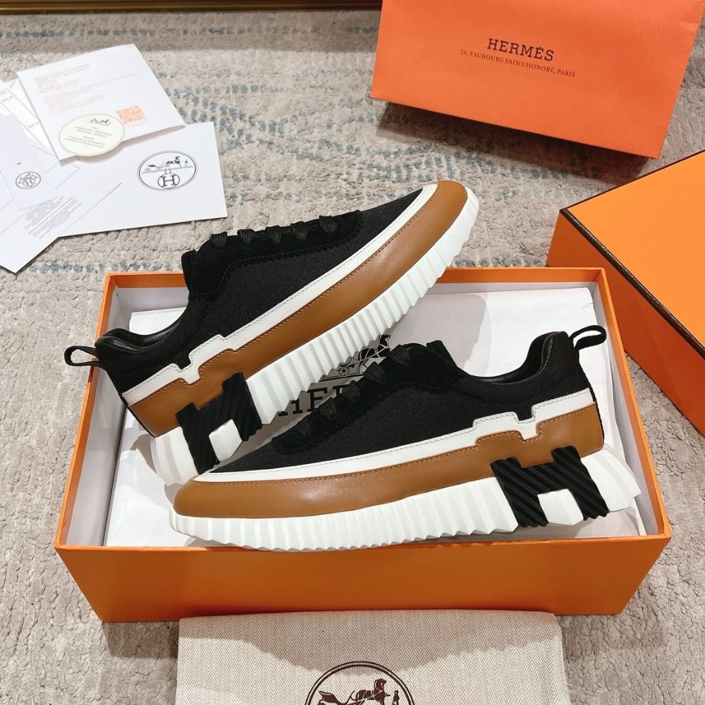 H**me5 Bouncing Sneaker Black And Brown H242087Z 02340