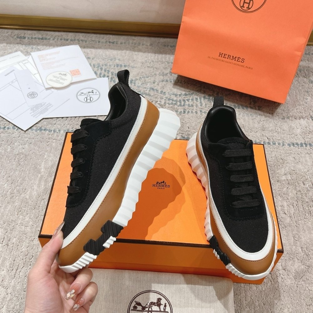 H**me5 Bouncing Sneaker Black And Brown H242087Z 02340