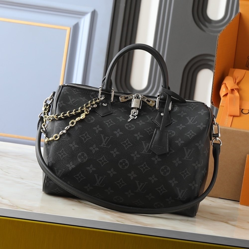 L0vis Vvtt0n Speedy Soft 30 Monogram Black 30Cm M15102