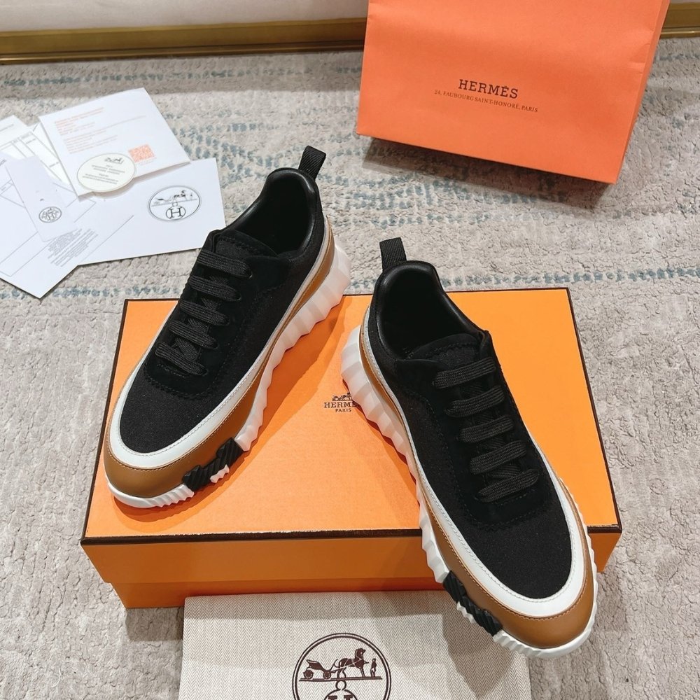 H**me5 Bouncing Sneaker Black And Brown H242087Z 02340