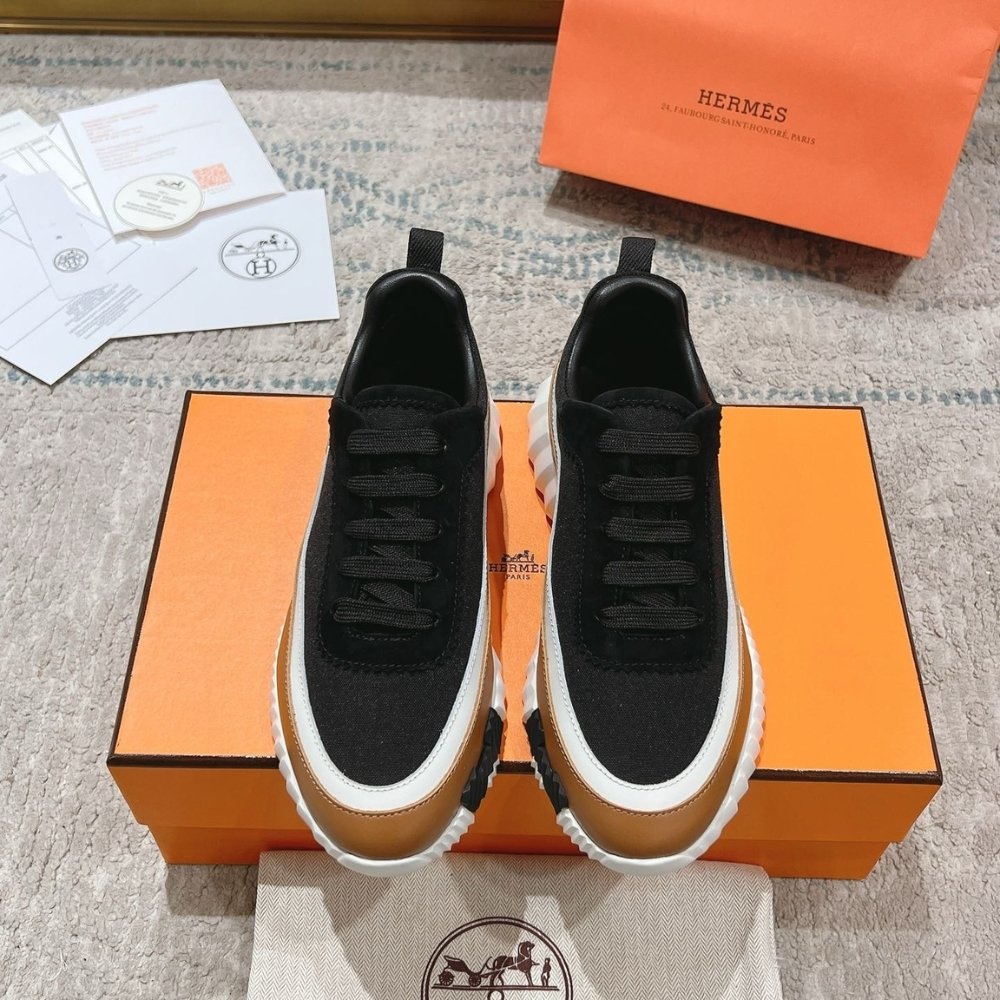 H**me5 Bouncing Sneaker Black And Brown H242087Z 02340