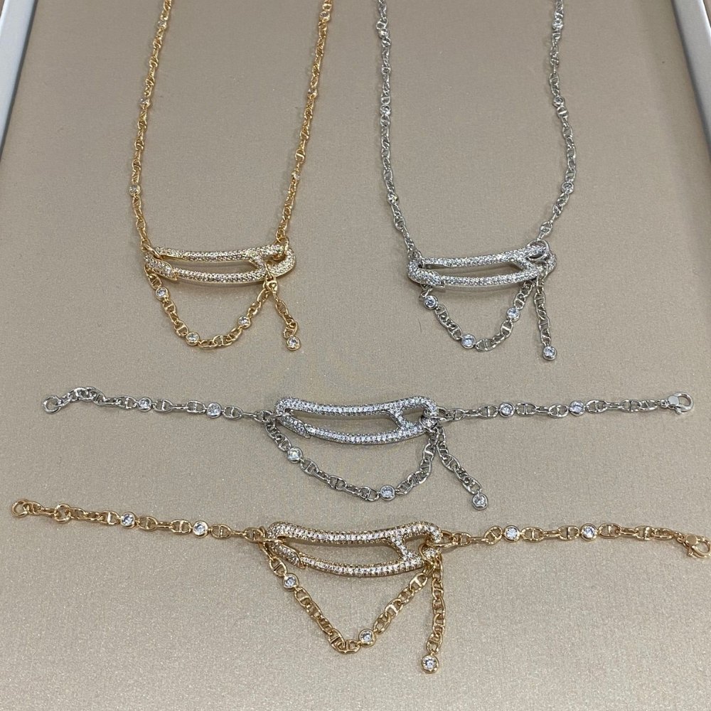 H**me5 Chaine Dancre Punk Necklace Silver