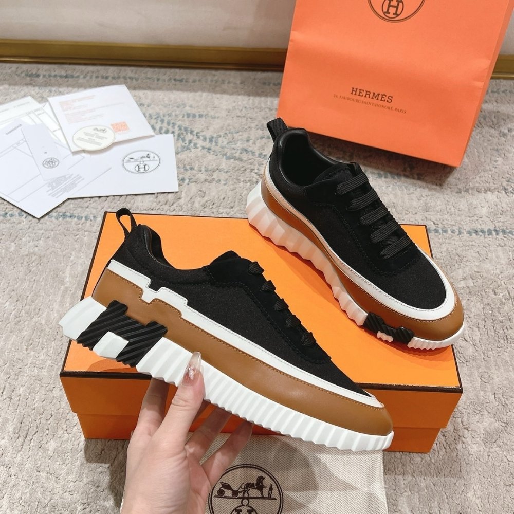 H**me5 Bouncing Sneaker Black And Brown H242087Z 02340