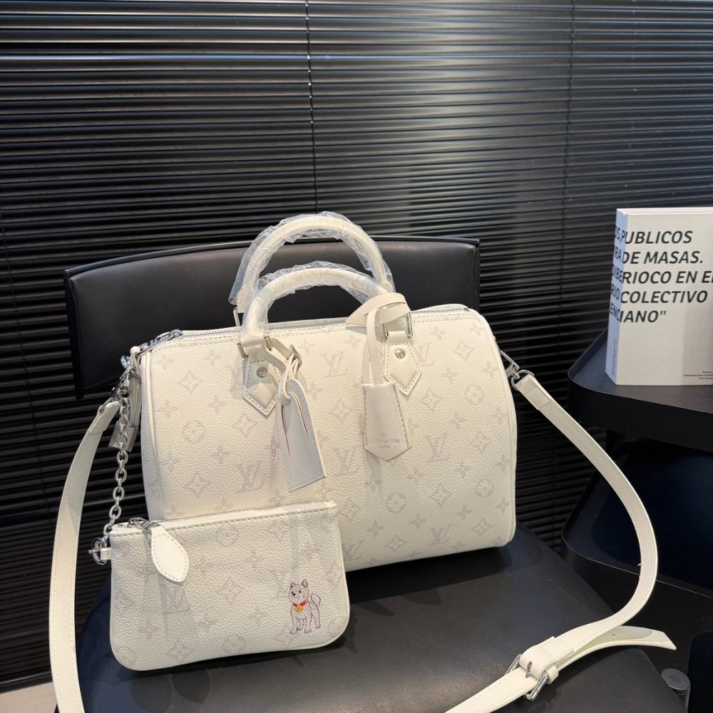 L0vis Vvtt0n Speedy P9 Bandoulière 30 In White 30Cm