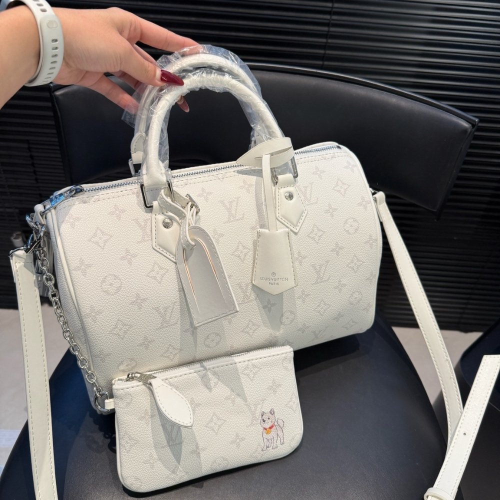 L0vis Vvtt0n Speedy P9 Bandoulière 30 In White 30Cm