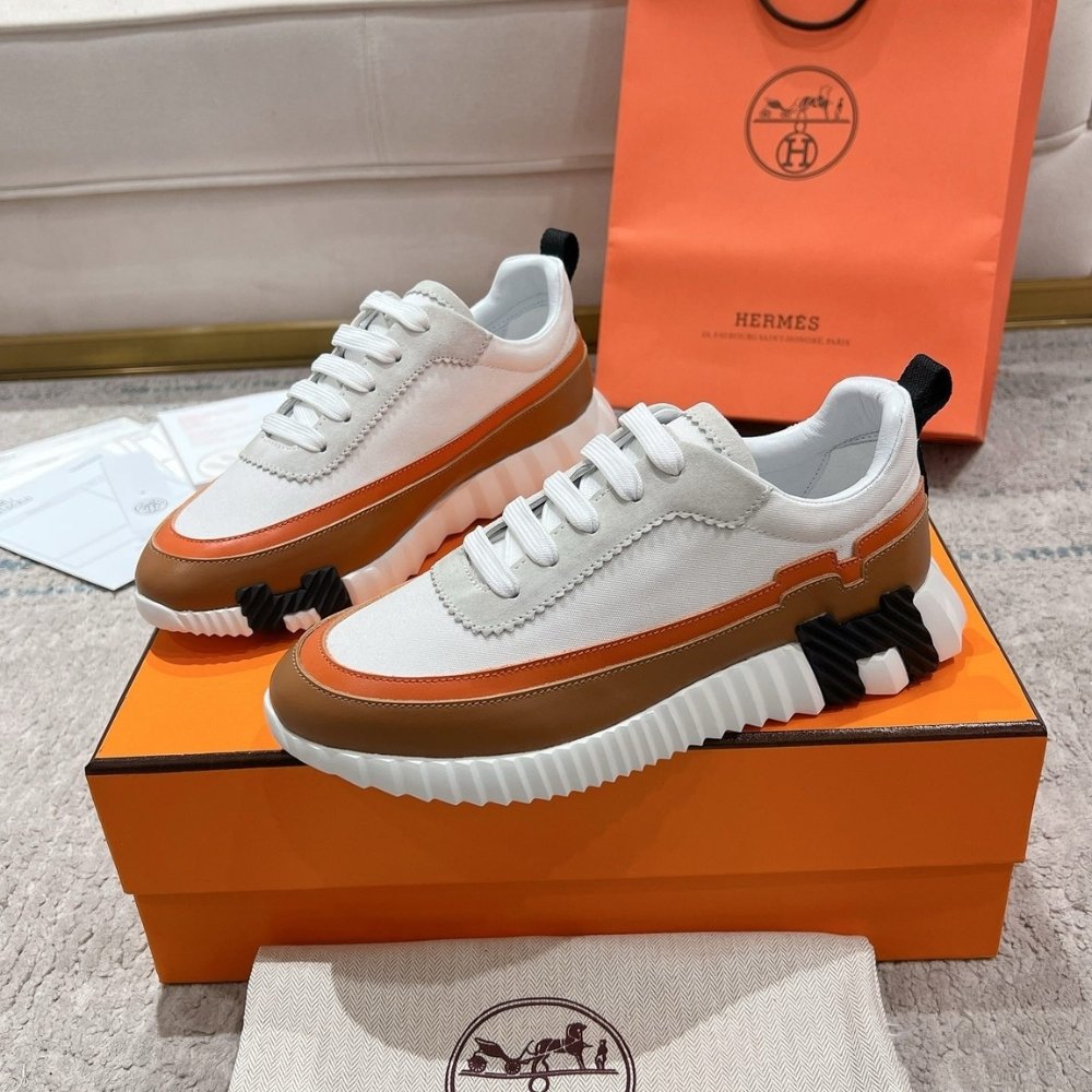 H**me5 Bouncing Sneaker White And Brown H242796Zh90400