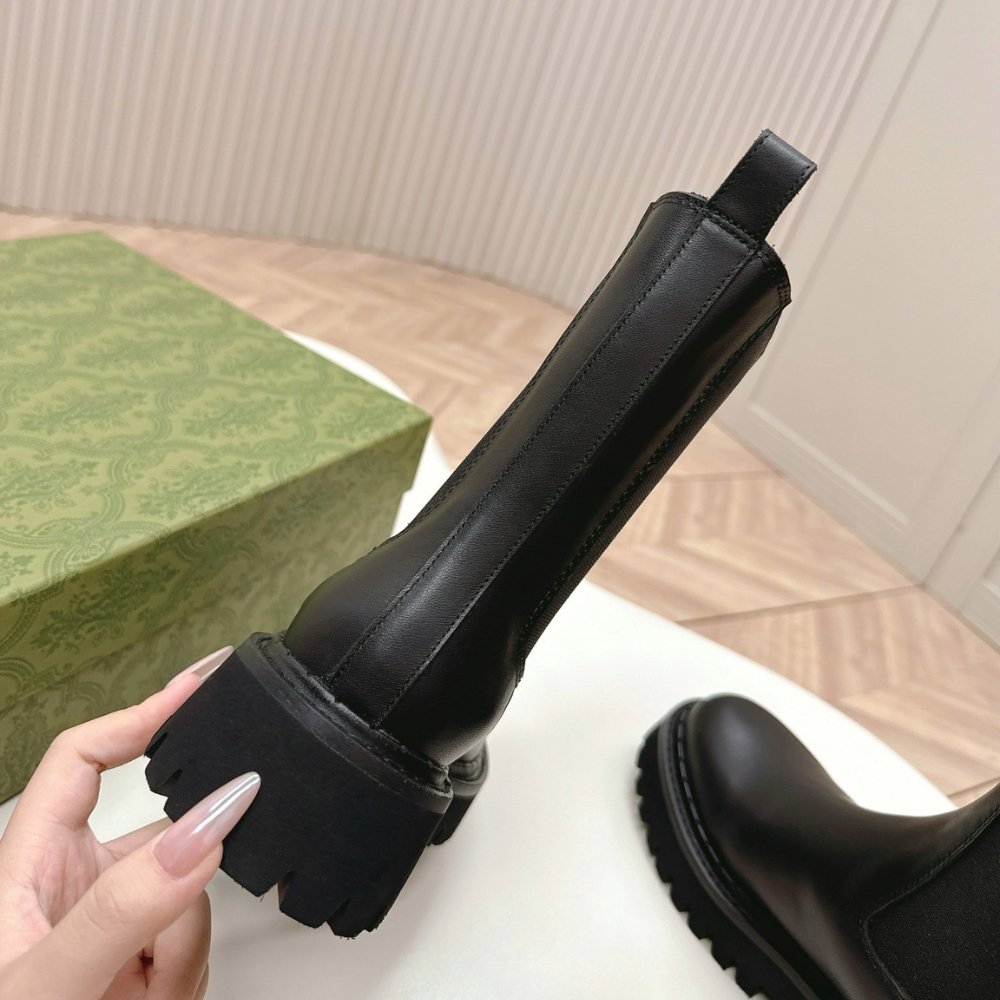 Gvc*1 Chelsea Boot Black Leather 806398 Aad6T 1052