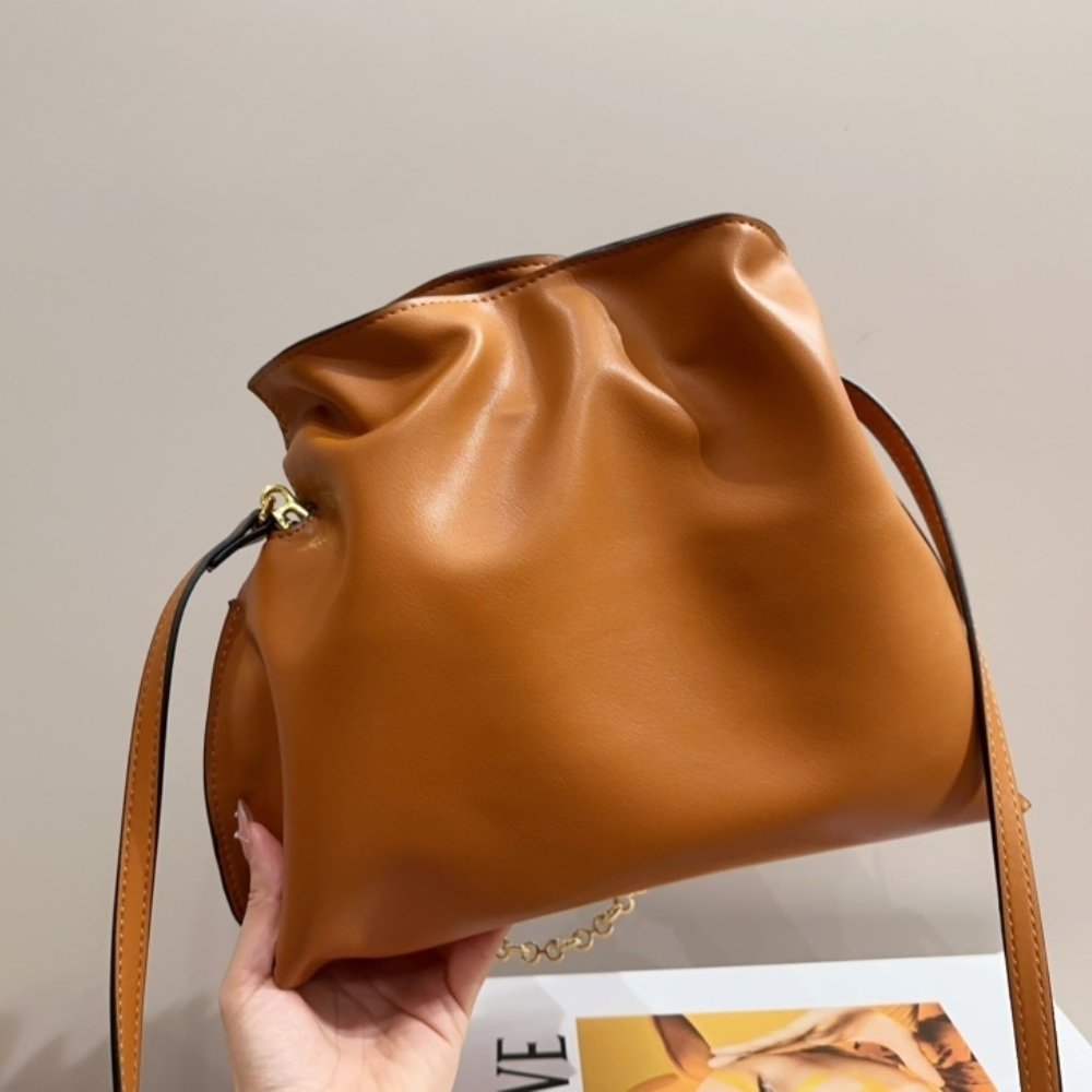 L0ew* Small Flamenco Clutch Bag Brown 29Cm A411Fcrx02 1100