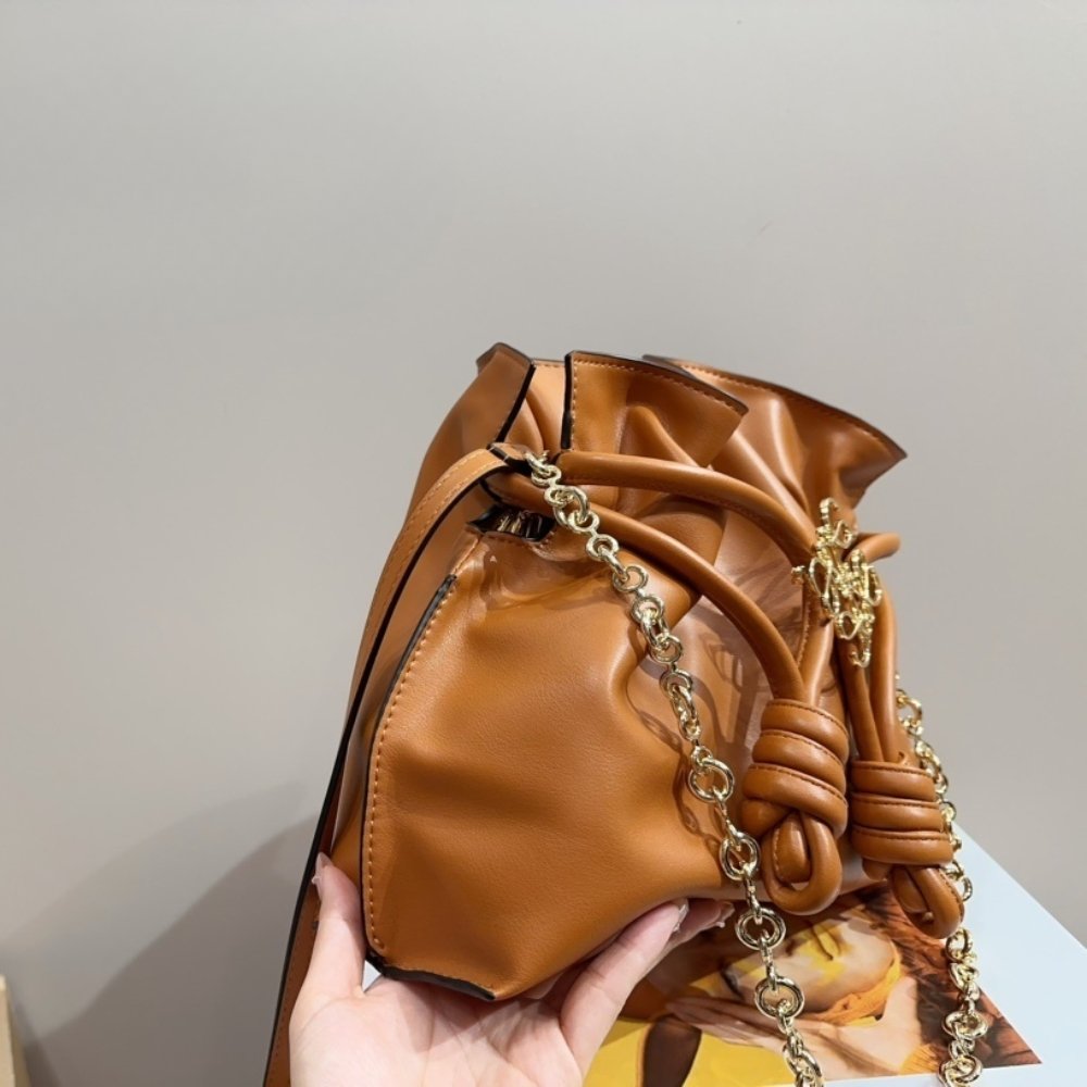 L0ew* Small Flamenco Clutch Bag Brown 29Cm A411Fcrx02 1100