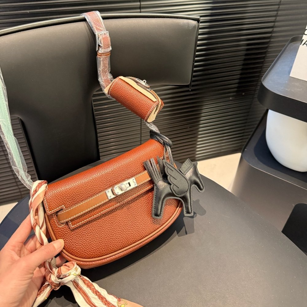 H**me5 Kelly Moove Swift Silver Hardware Orange 20Cm