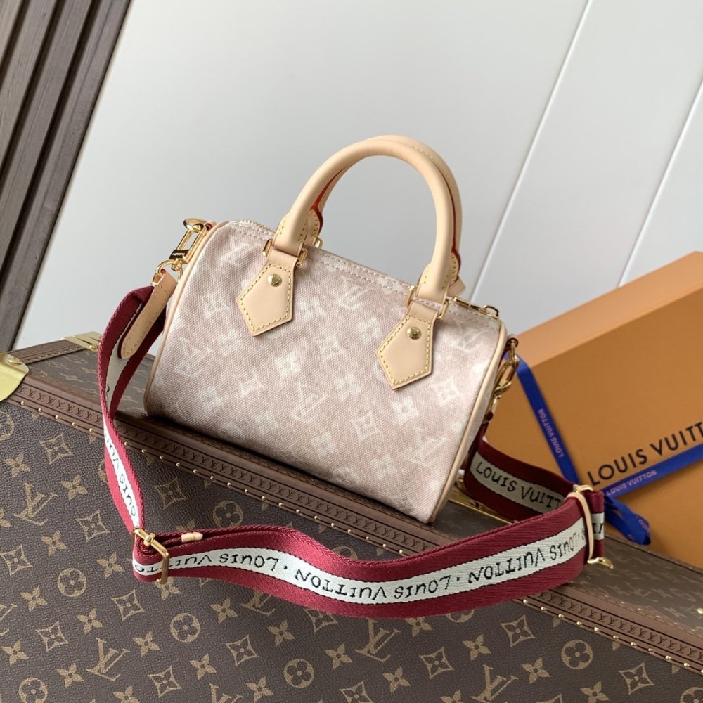 L0vis Vvtt0n Speedy Bandoulière 20 Meowgram Pale Pink 20Cm M15151