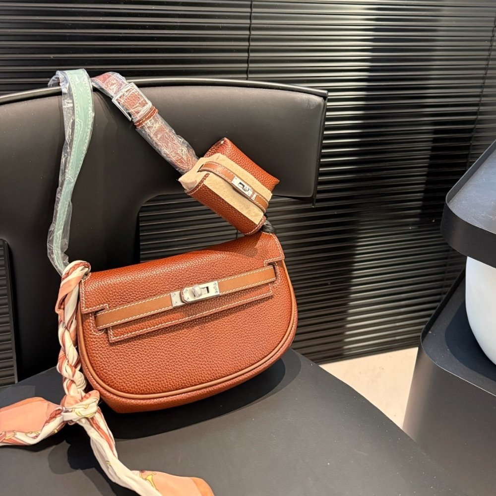 H**me5 Kelly Moove Swift Silver Hardware Orange 20Cm