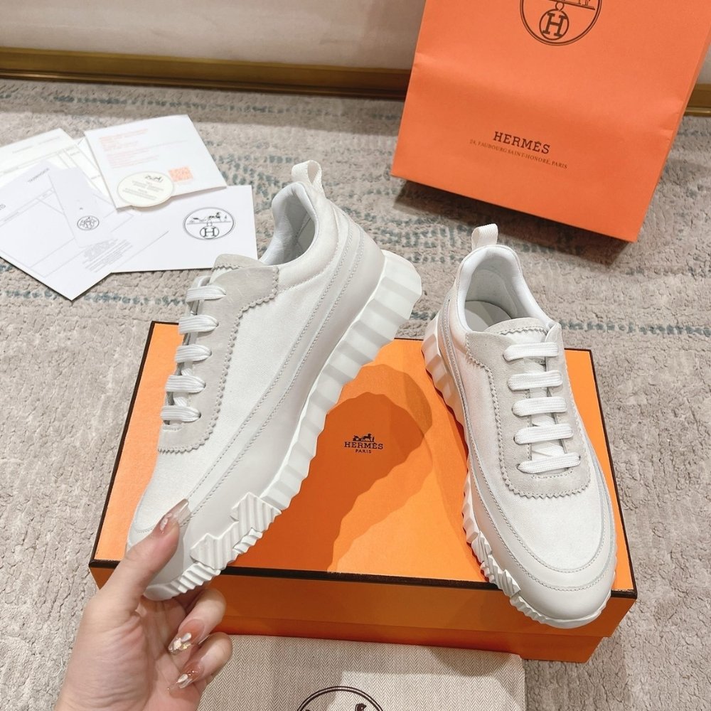 H**me5 Bouncing Sneaker Light Gray White