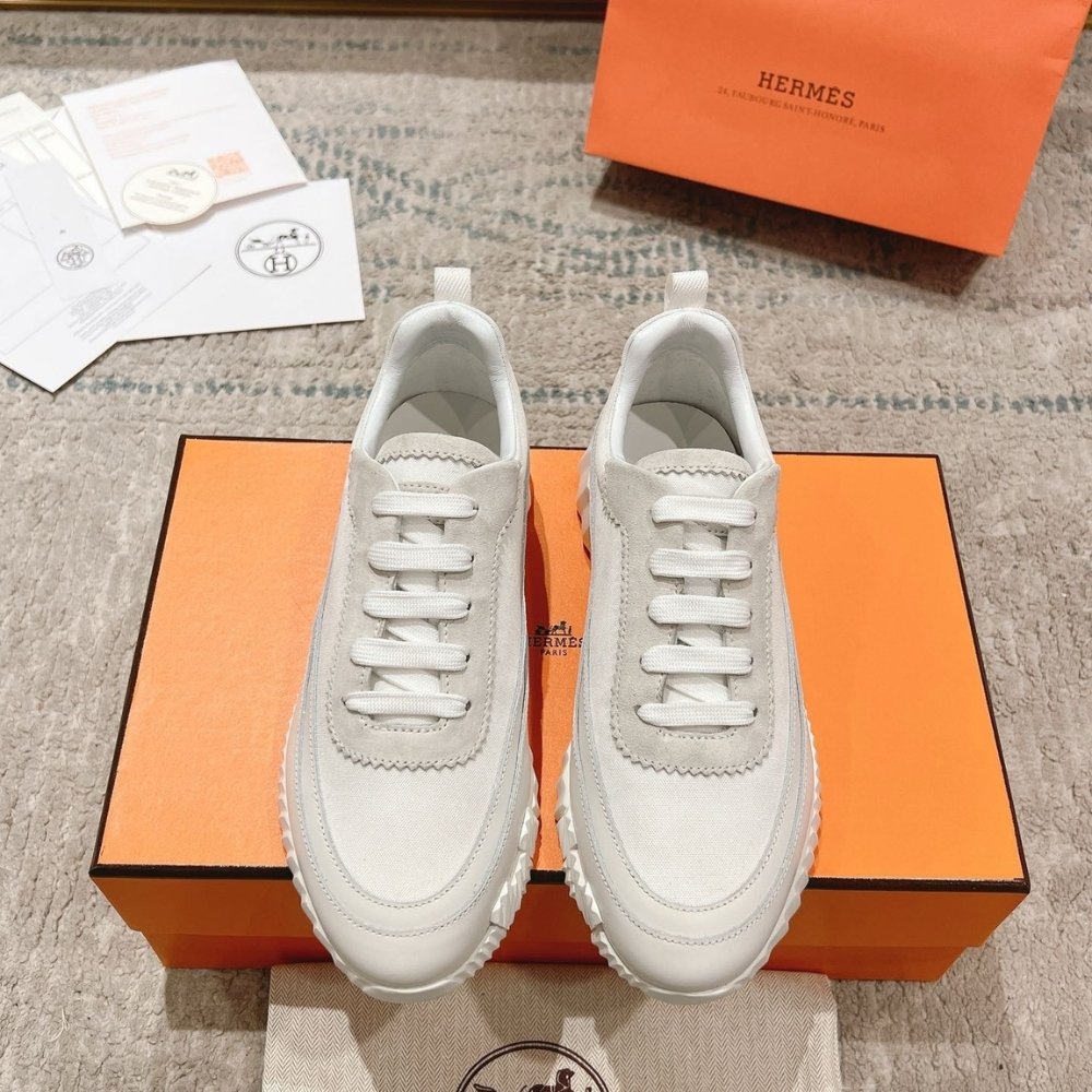 H**me5 Bouncing Sneaker Light Gray White