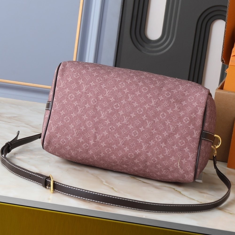 L0vis Vvtt0n Sepia Idylle Monogram Speedy Bandouliere 30 Bag Dark Pink 30Cm