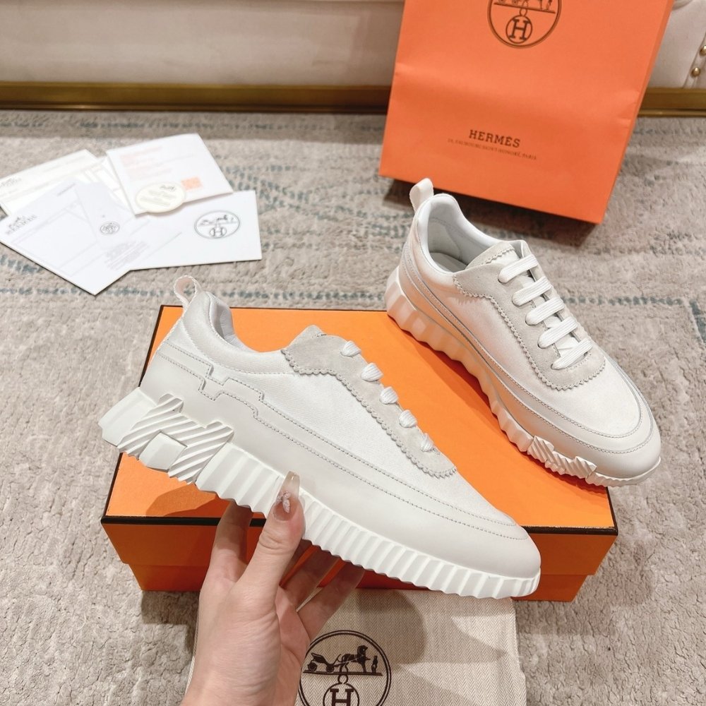 H**me5 Bouncing Sneaker Light Gray White