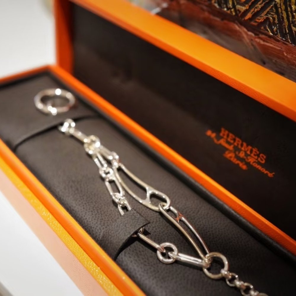 H**me5 Chaine Dancre Punk Bracelet Silver H122400B 00Sh