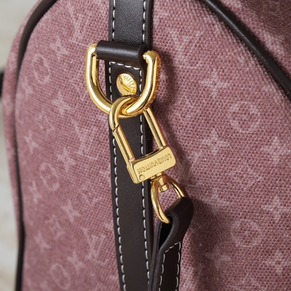 L0vis Vvtt0n Sepia Idylle Monogram Speedy Bandouliere 30 Bag Dark Pink 30Cm