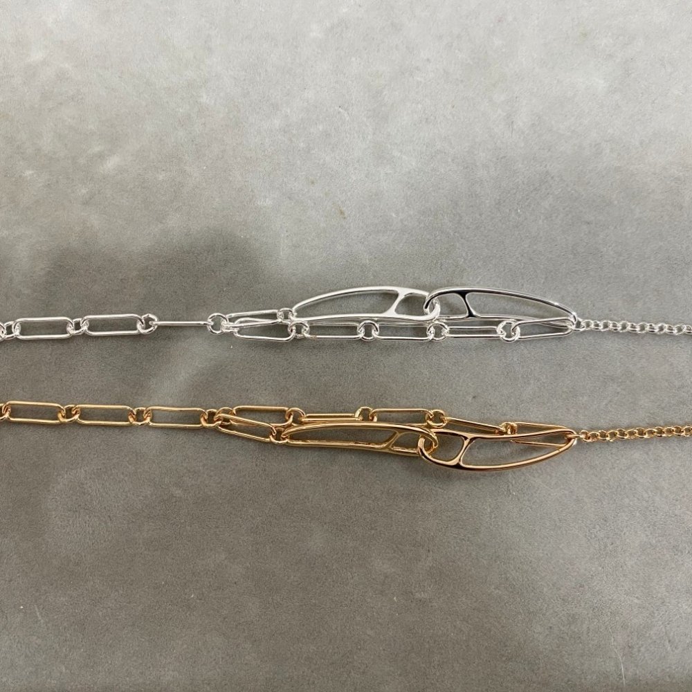 H**me5 Chaine Dancre Punk Bracelet Silver H122400B 00Sh
