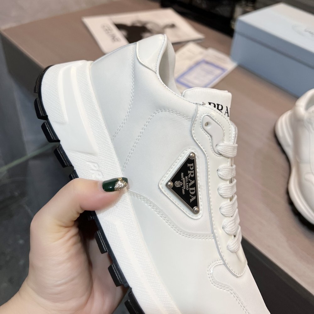 Pra*a Re Nylon Sneaker White 1E804M 3Lfv F0964