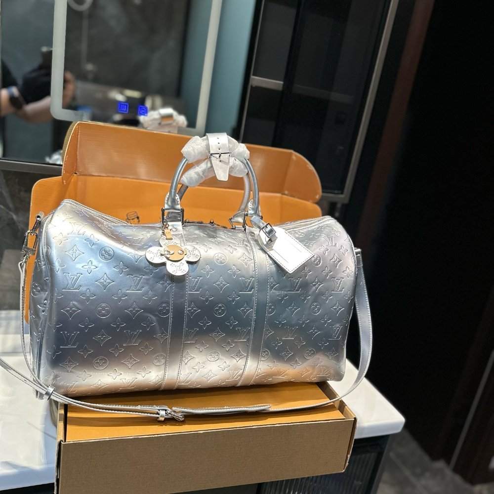 L0vis Vvtt0n Keepall Bandoulière 45 Silver 45Cm M12858