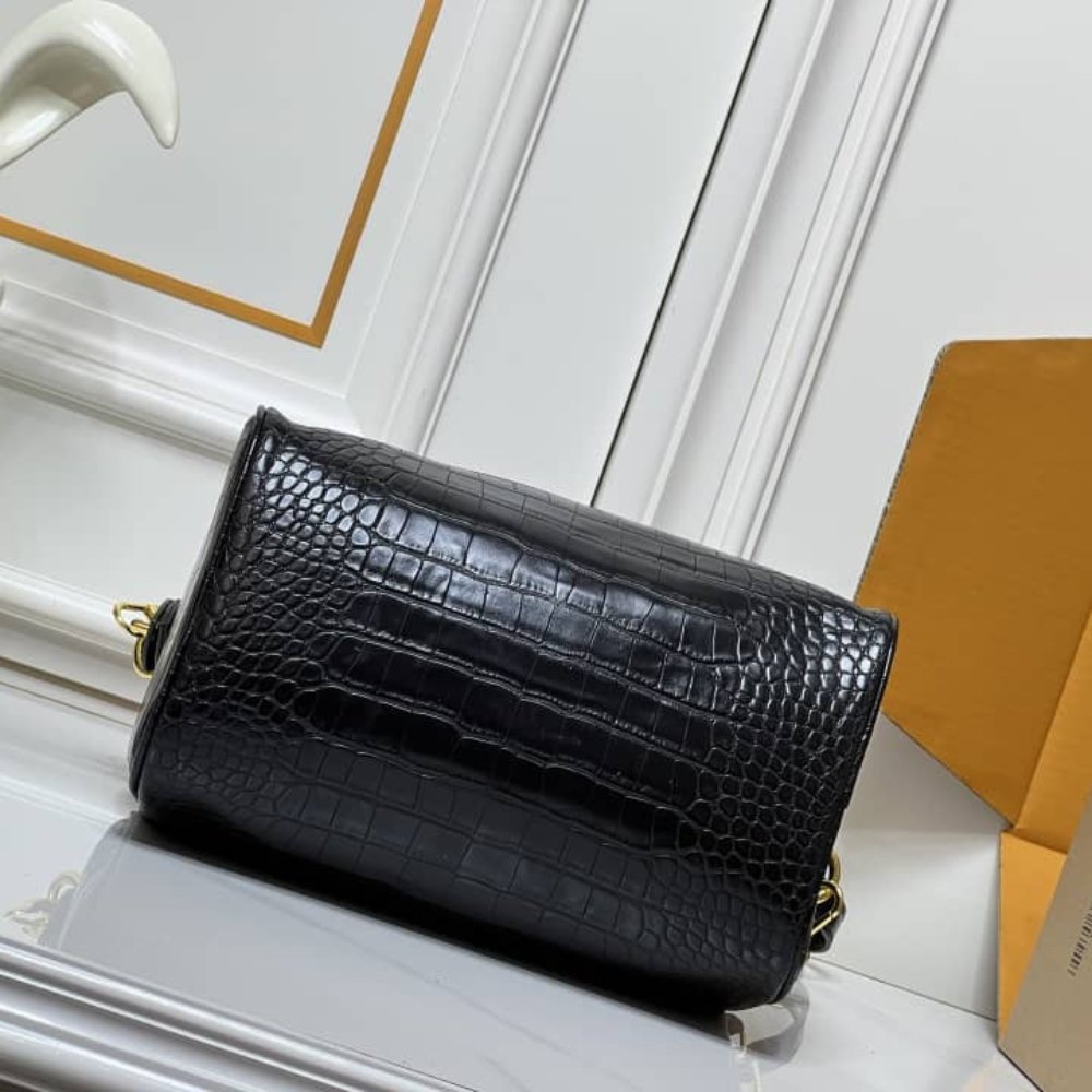 L0vis Vvtt0n Speedy Satchel Bag Black 25Cm