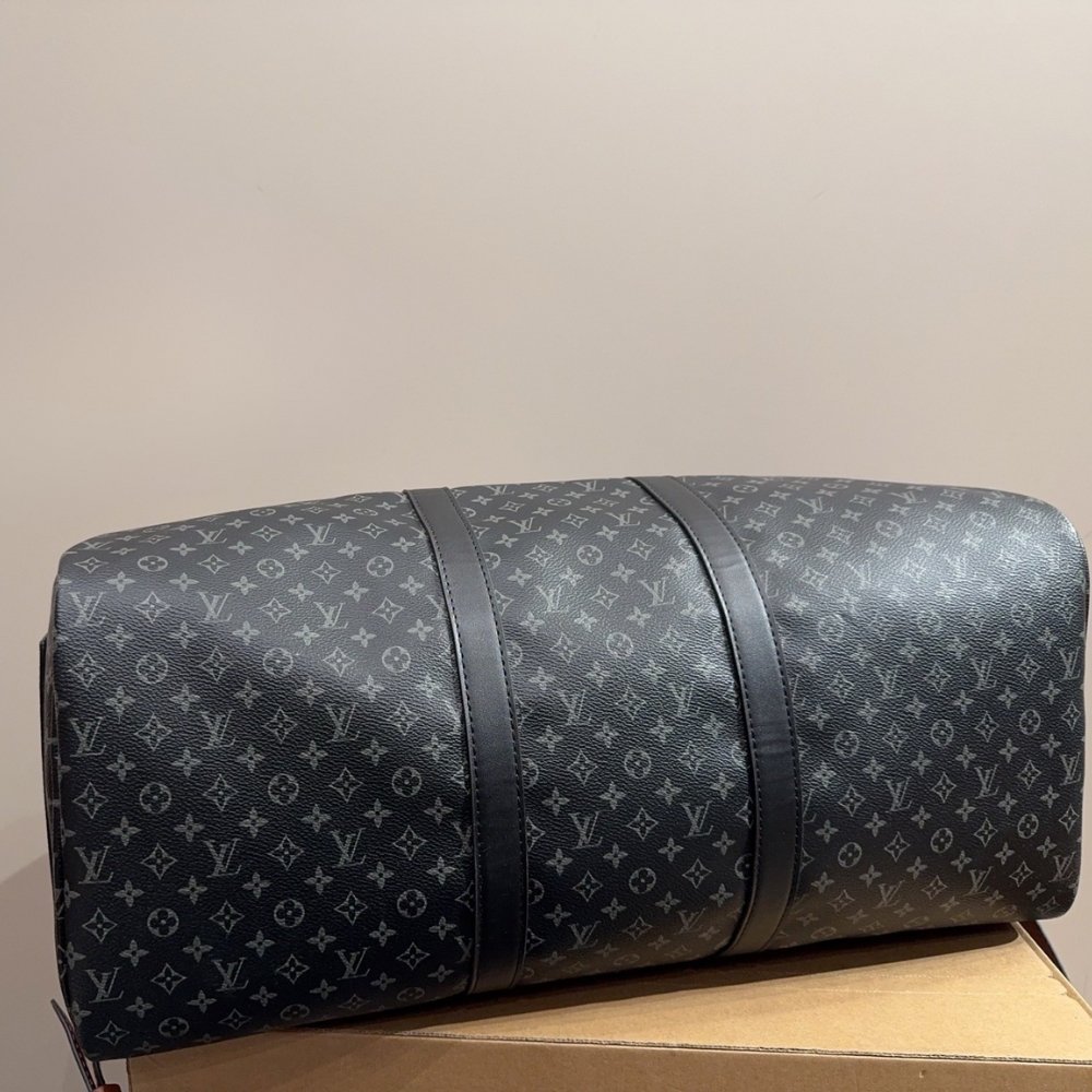 L0vis Vvtt0n Keepall Bandoulière 50 Monogram Canvas Black 50Cm