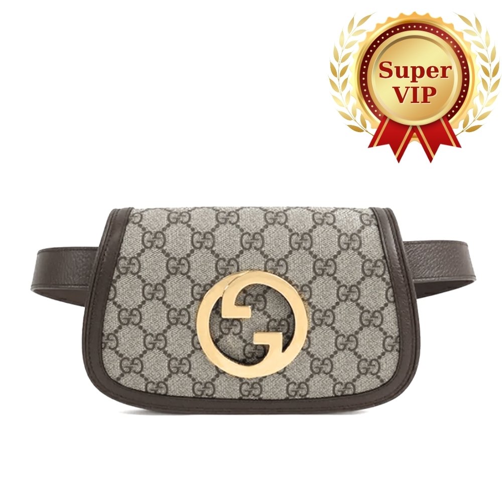 [S*per Vip 1:1] Gvc*1 Blondie Belt Bag Gg Svp*me Beige Ebony 703807 K9Gsg 8358
