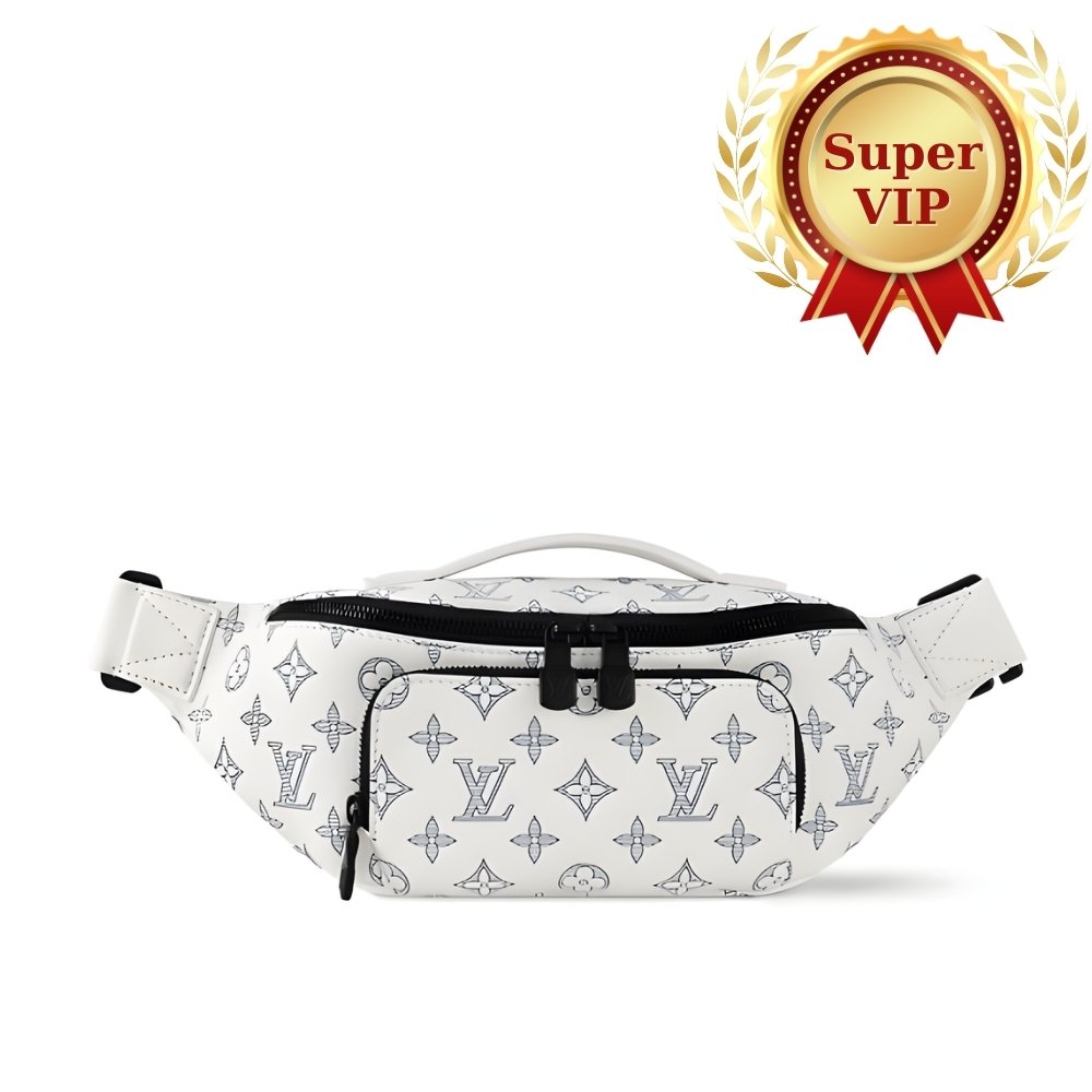 [S*per Vip 1:1] L0vis Vvtt0n Rush Bumbag White 30Cm M25227