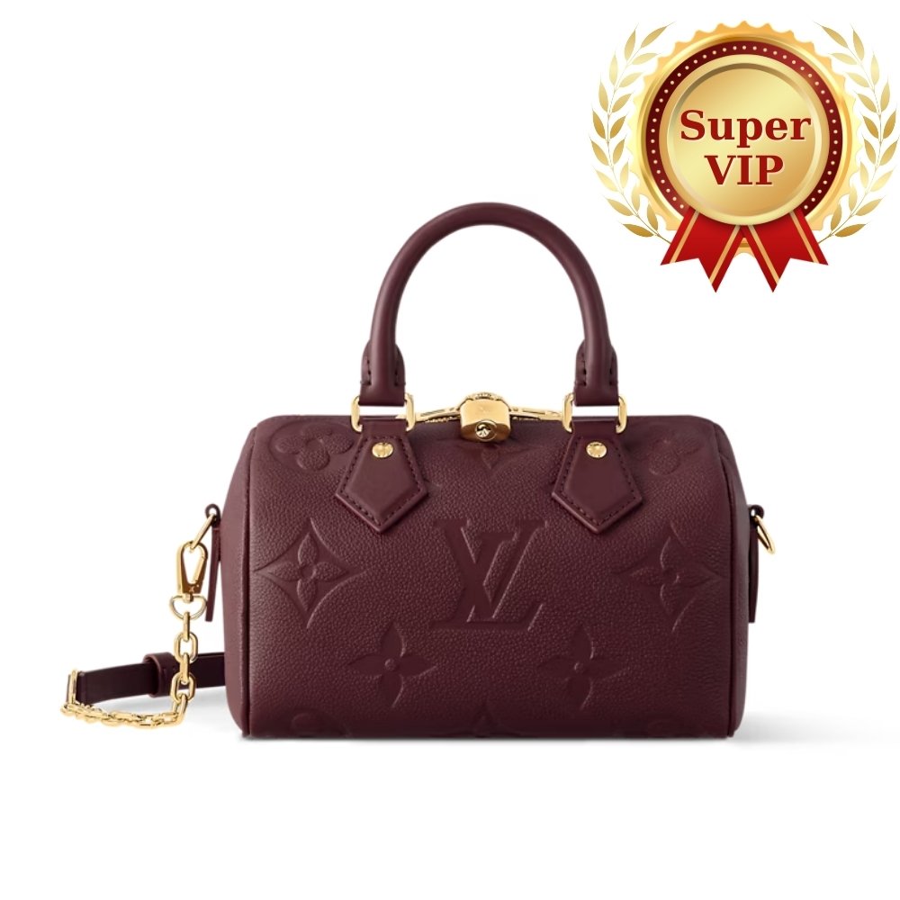 [S*per Vip 1:1] L0vis Vvtt0n Speedy Bandouliere 20 Grenat 20Cm M25929