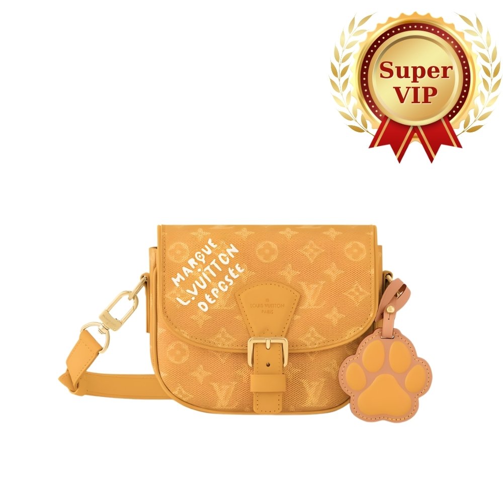 [S*per Vip 1:1] L0vis Vvtt0n Montsouris Messenger Yellow 20Cm M12694