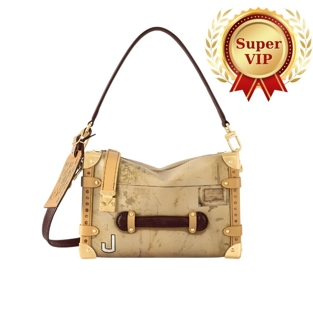 [S*per Vip 1:1] L0vis Vvtt0n Side Trunk MM Beige 23Cm M12480