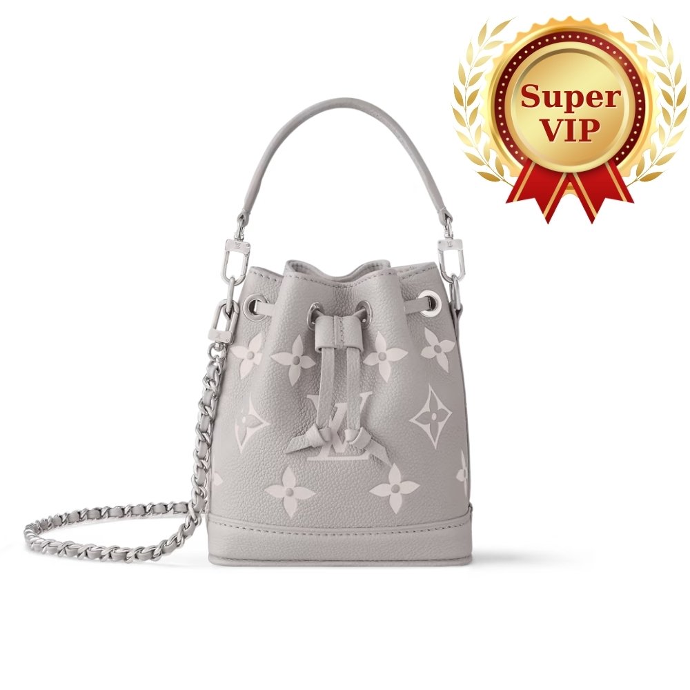 [S*per Vip 1:1] L0vis Vvtt0n Nano Noé Brume Gray And White Quartz 16Cm M14224