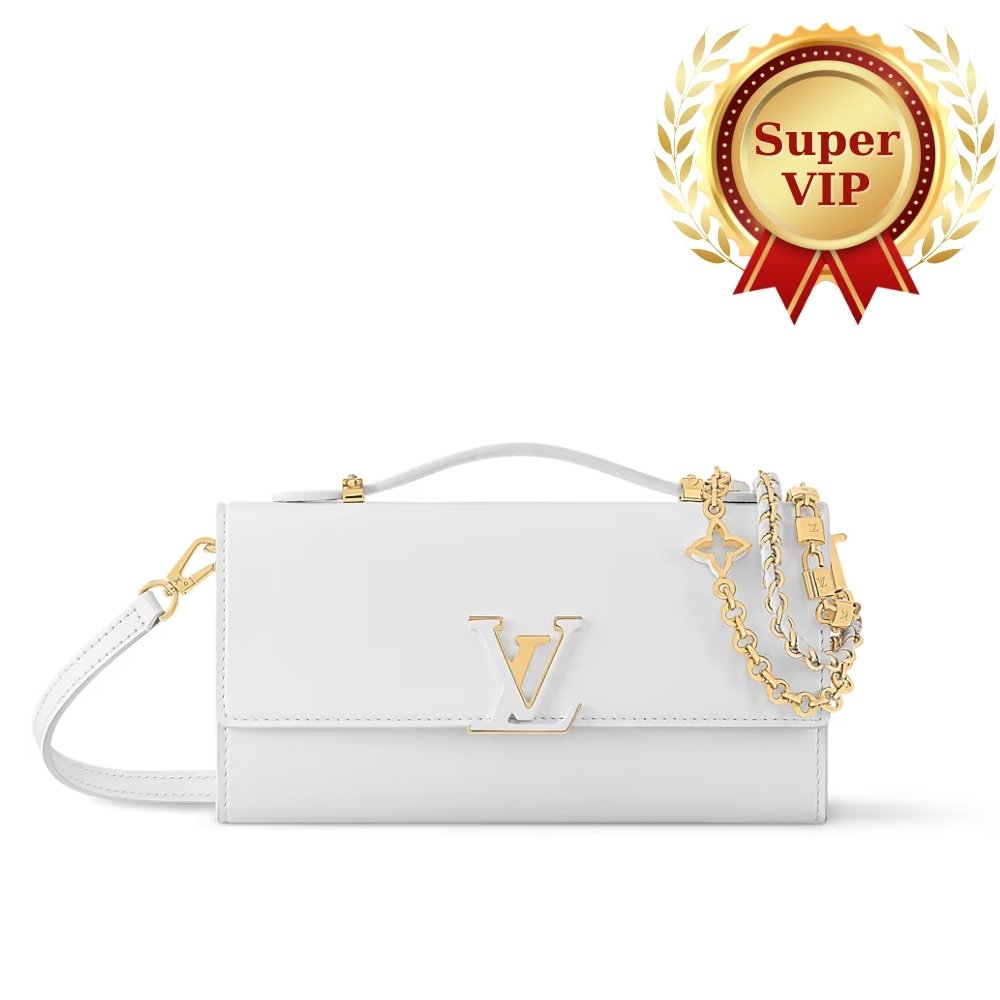 [S*per Vip 1:1] L0vis Vvtt0n Wallet On Chain Capucines Snow 23Cm M12265