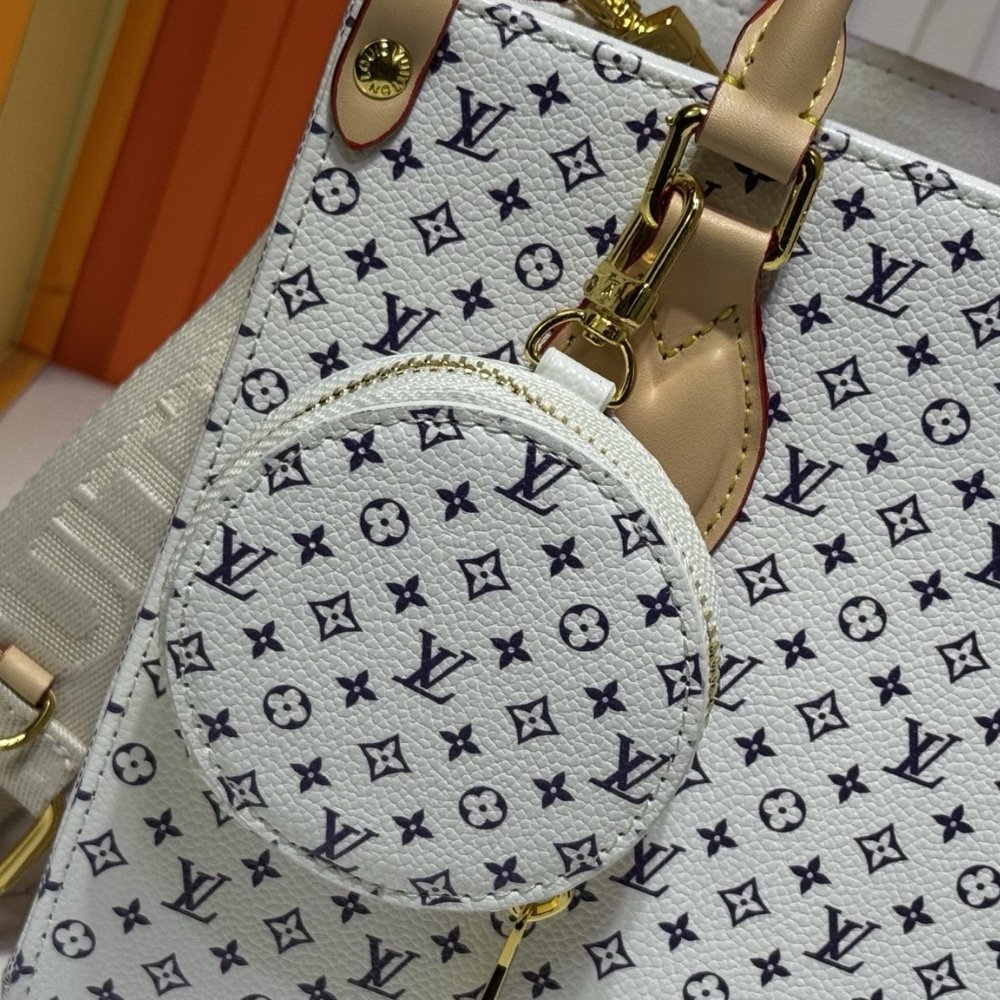 L0vis Vvtt0n Onthego PM Azure Blue And Sand 25Cm M15138