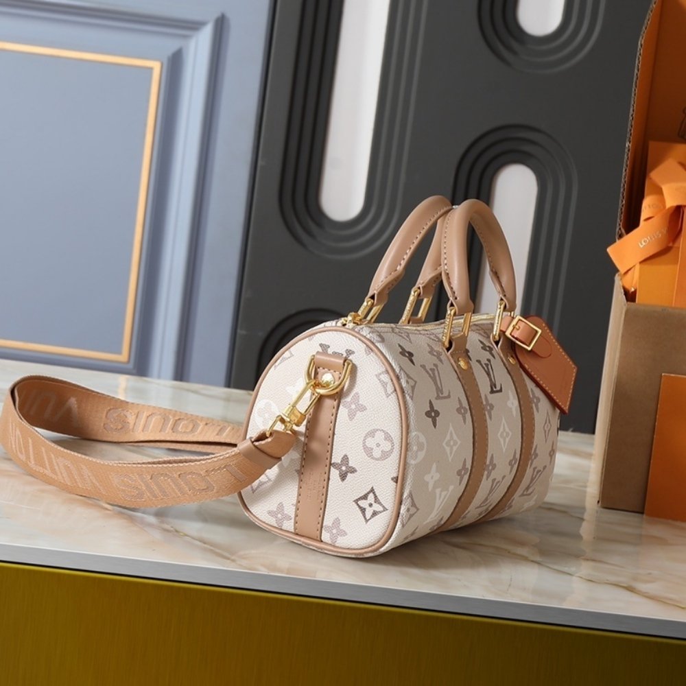 L0vis Vvtt0n Keepall Bandoulière 25 Monogram Beige 25Cm