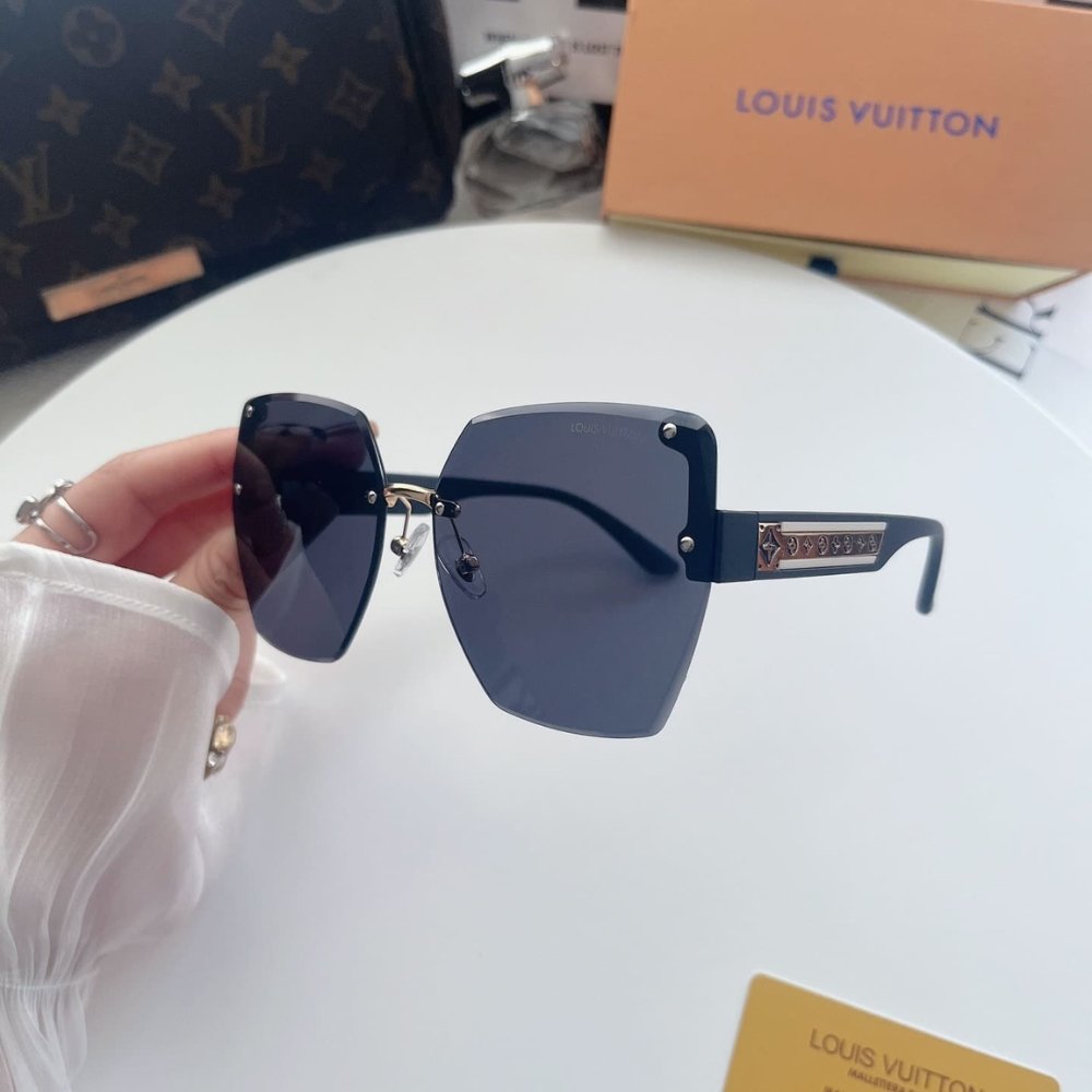 L0vis Vvtt0n Rimless Gradient Black Sunglasses