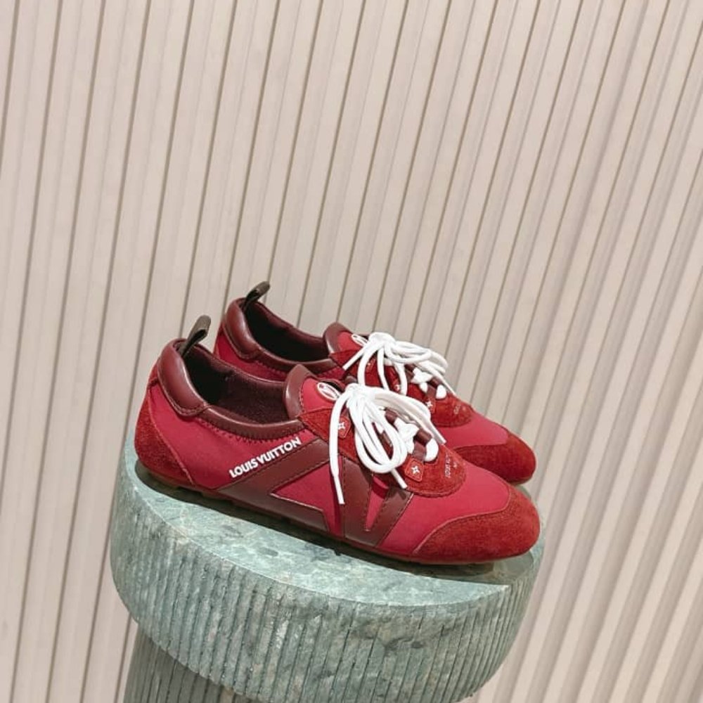 L0vis Vvtt0n LV Sneakerina Bordeaux Red 1AIVJI