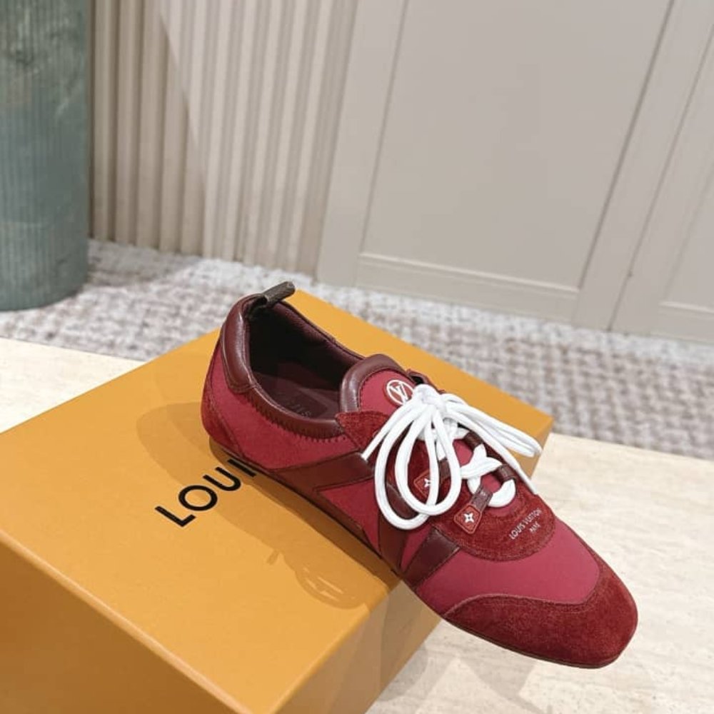 L0vis Vvtt0n LV Sneakerina Bordeaux Red 1AIVJI