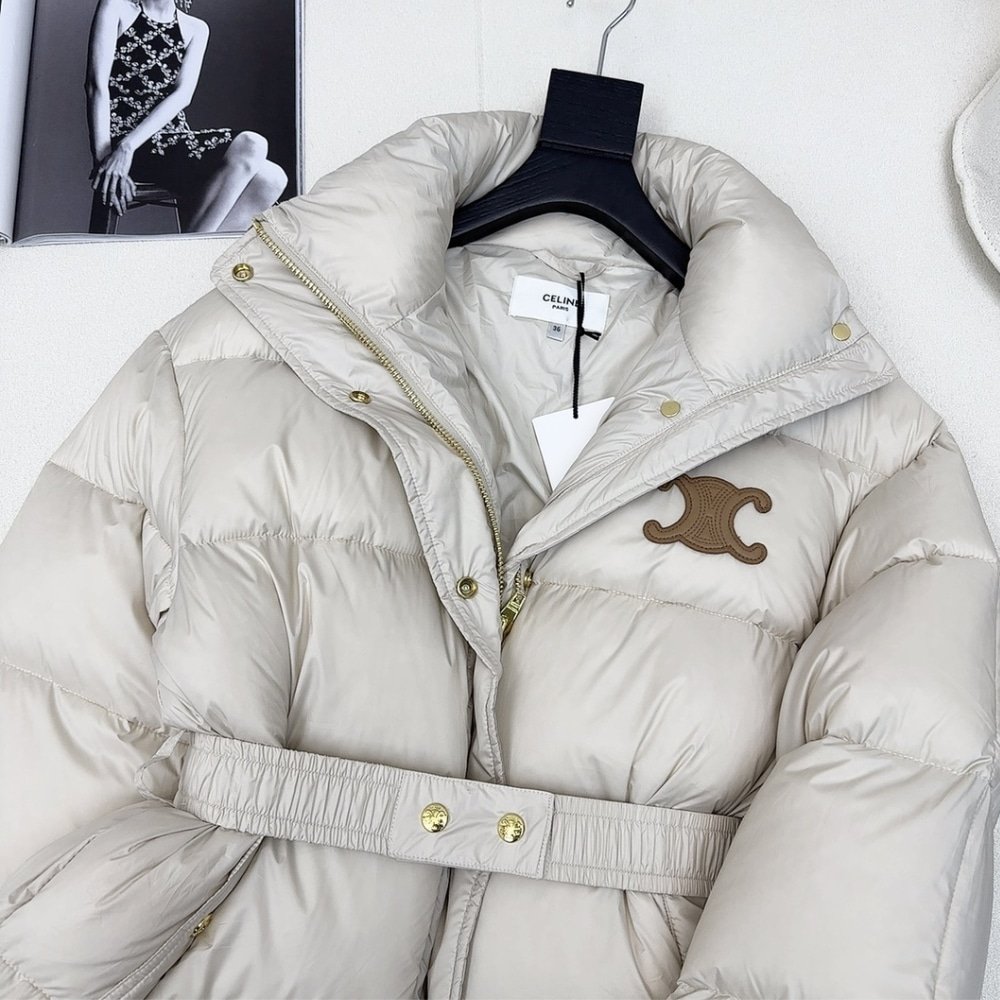 Ce1i*e Down Jacket Polyester White